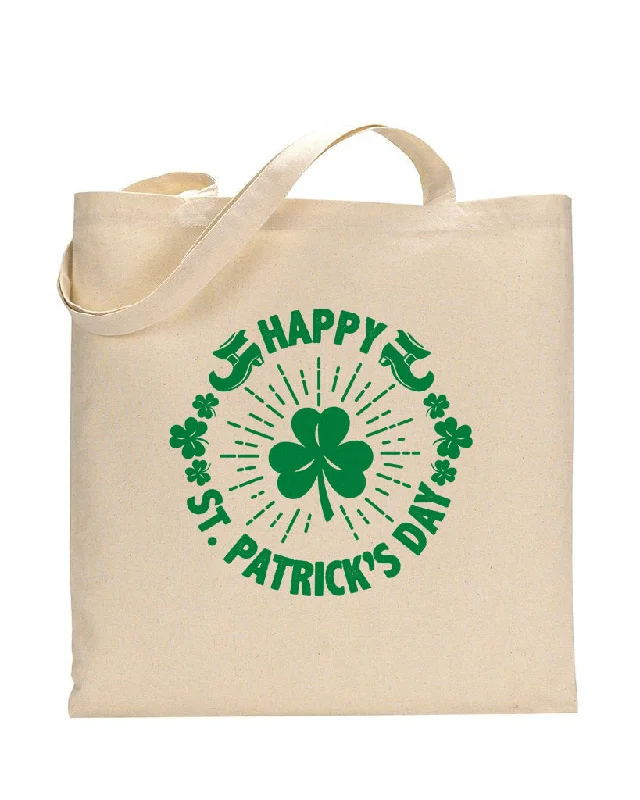 Big Leaf Happy St Patrick's Day - St Patrick's Tote Bag