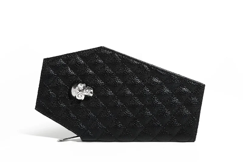 Black Matte Coffin Wallet