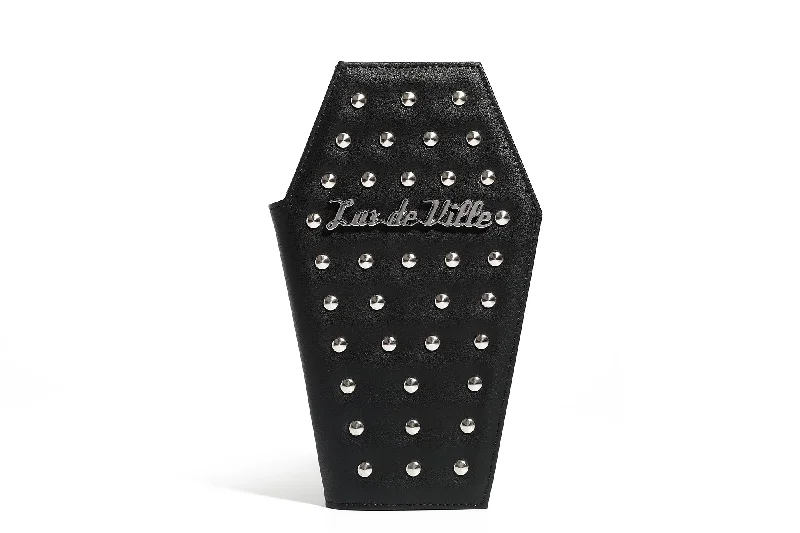 Black Studded Coffin Wallet