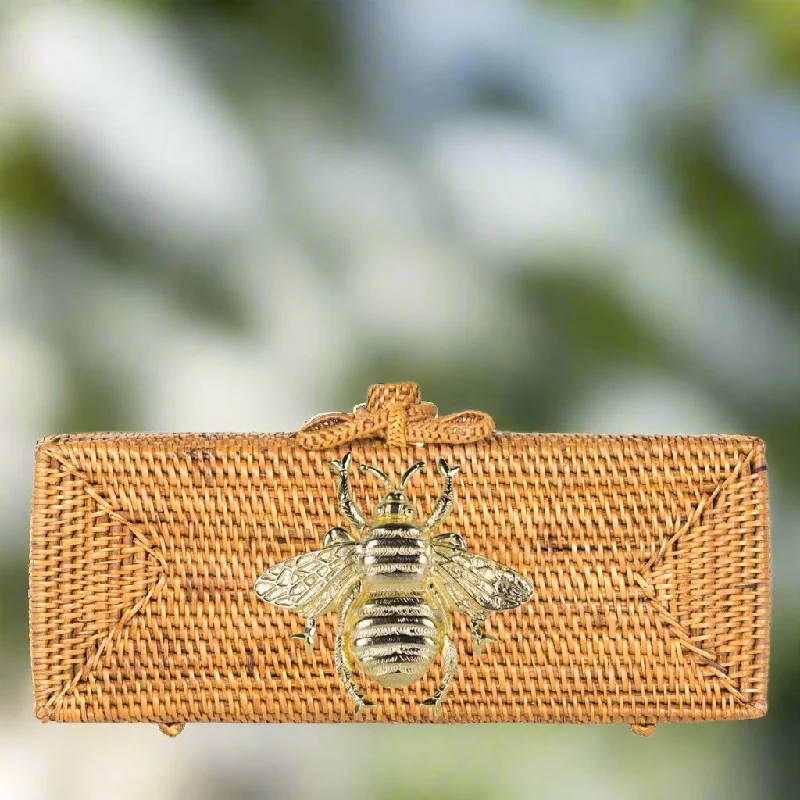 Colette Natural Bee Clutch