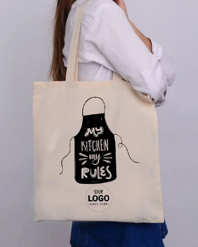 My Kitchen My Rules Design - Bakery Tote Bags