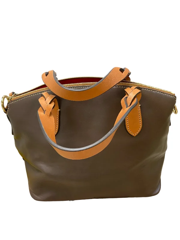 Dooney Bourke Brown Leather Satchel