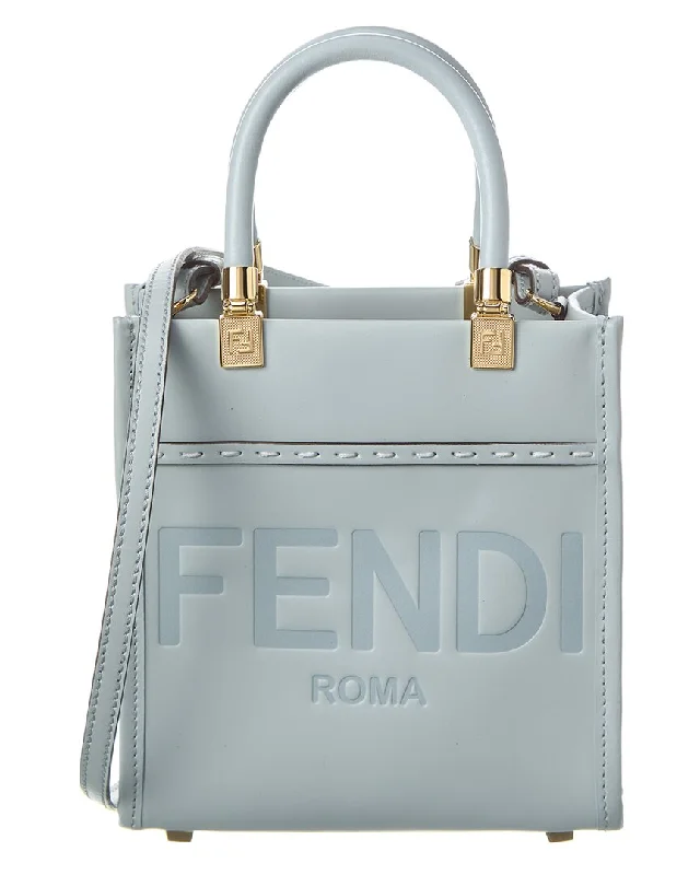 FENDI Sunshine Mini Leather Tote