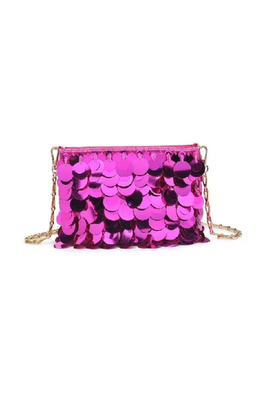 Magenta Gemma Evening Bag