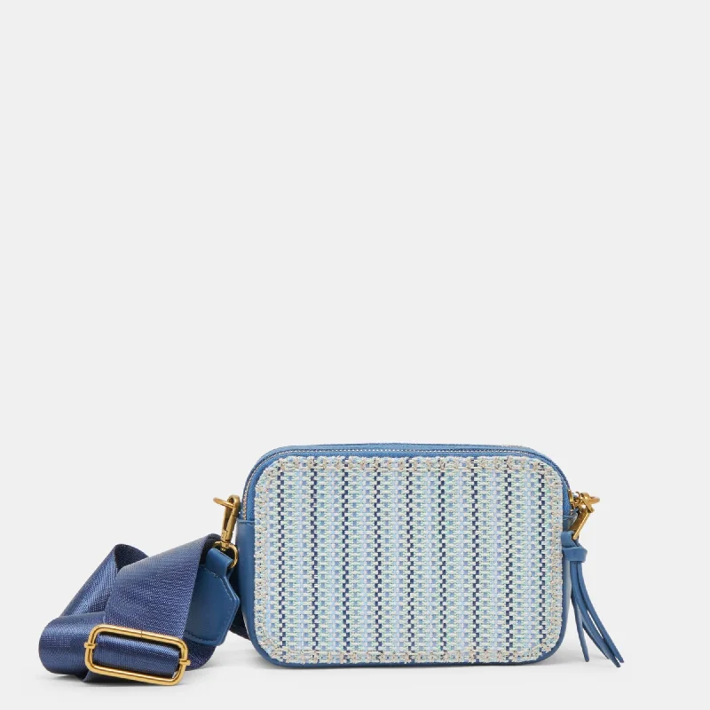 Gladys Crossbody Blue Woven