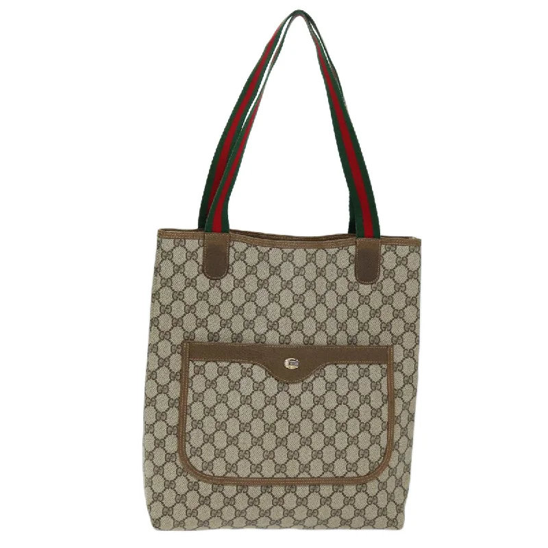 Gucci Sherry  Canvas Tote Bag (Pre-Owned)