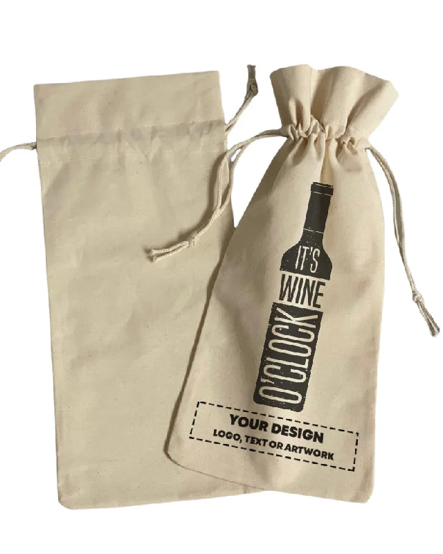 It's Wine O'clock Design - Winery Tote Bags