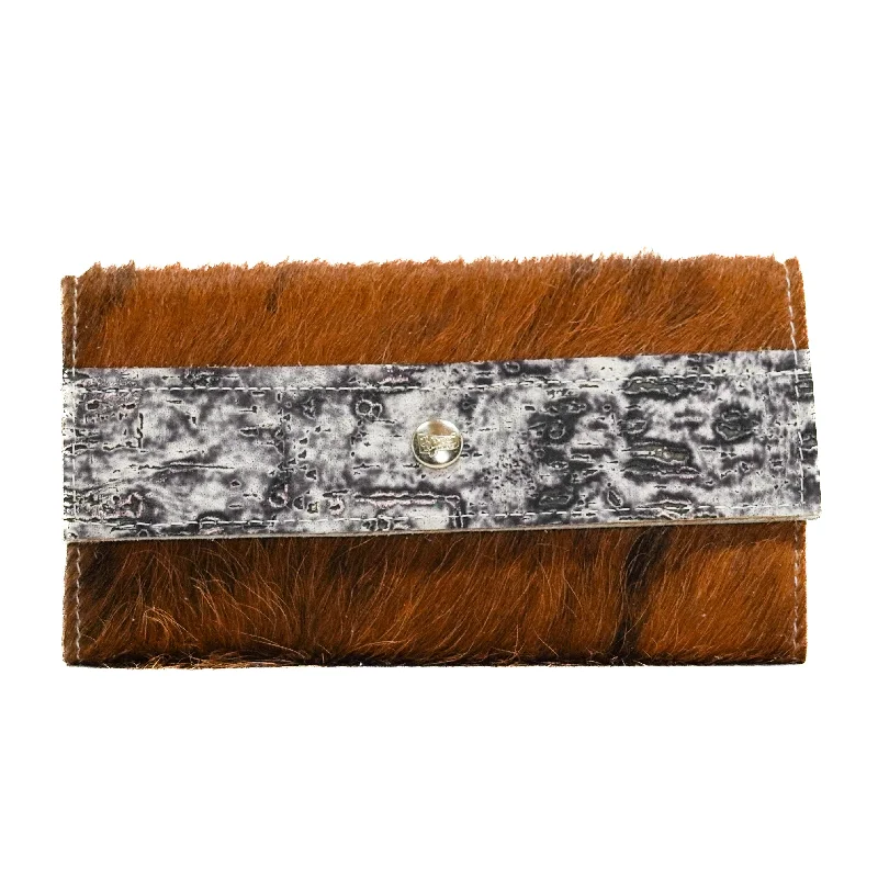 Kacey Wallet - Red Brindle w/ Smokeshow Driftwood