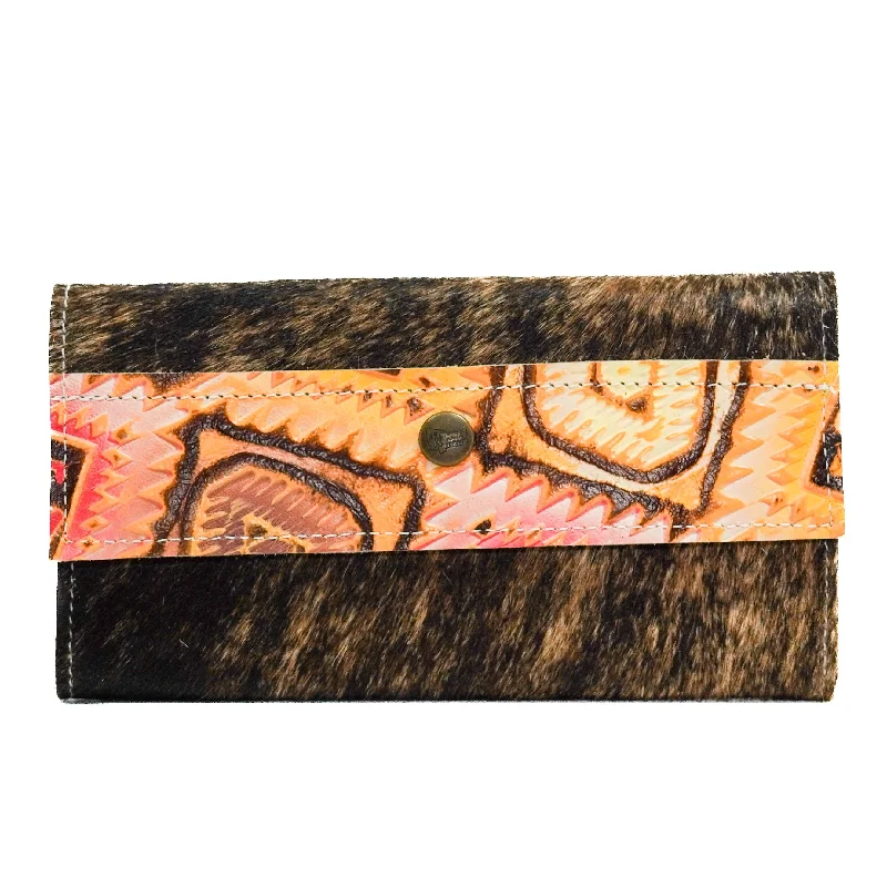 Kacey Wallet - Brindle w/ Moab Aztec