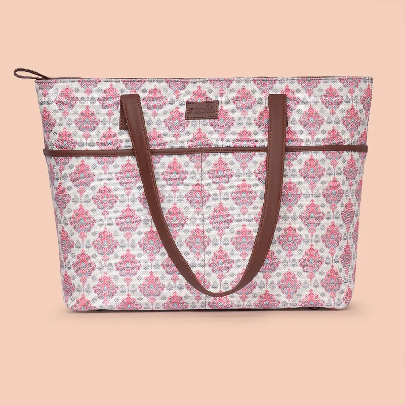 Kashmiri Tulips Tote Bag