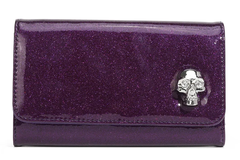 Lady Vamp Wallet - Poisonous Purple Sparkle