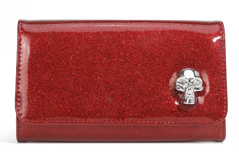 Lady Vamp Wallet - Red Rum Sparkle