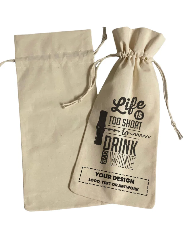 Life is Short to Drink Bad Wine - Winery Tote Bags