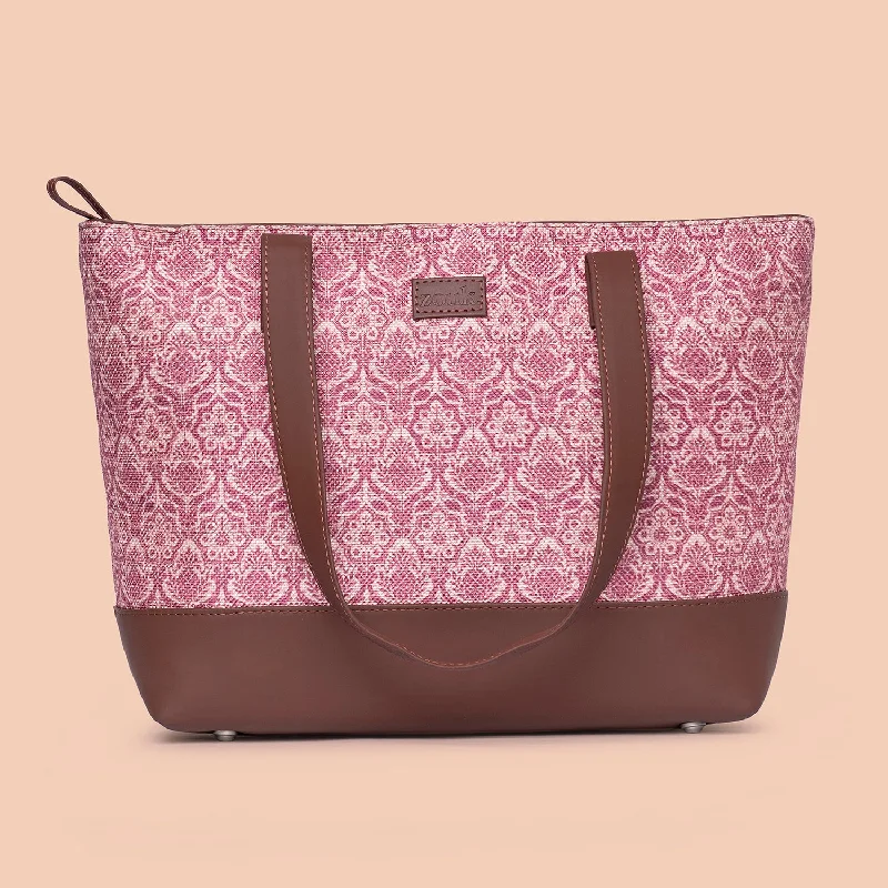 Madurai Blossom Shoulder Tote Bag