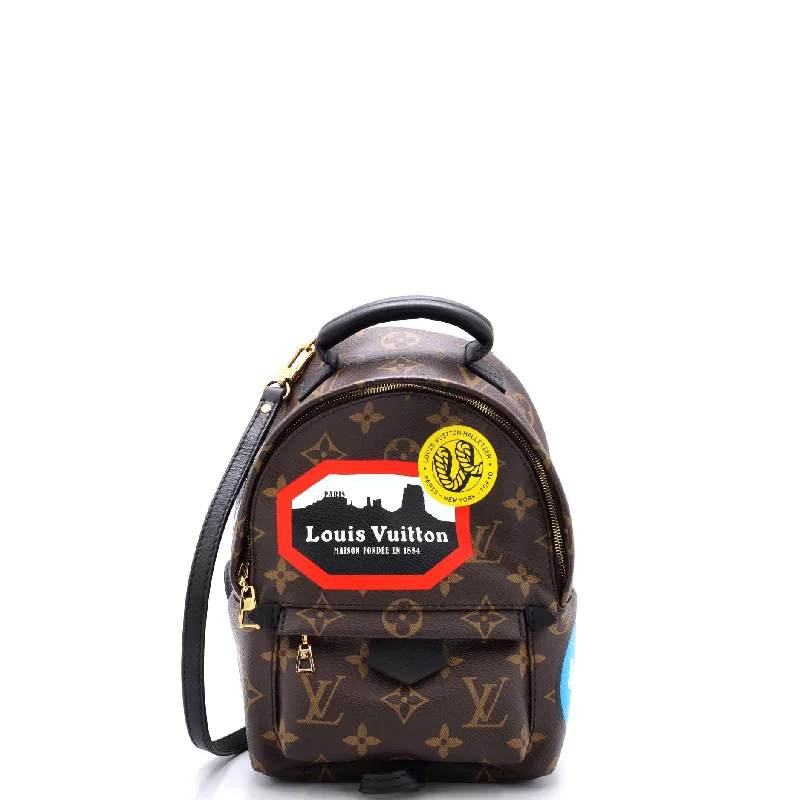 Palm Springs Backpack Limited Edition World Tour Monogram Canvas Mini