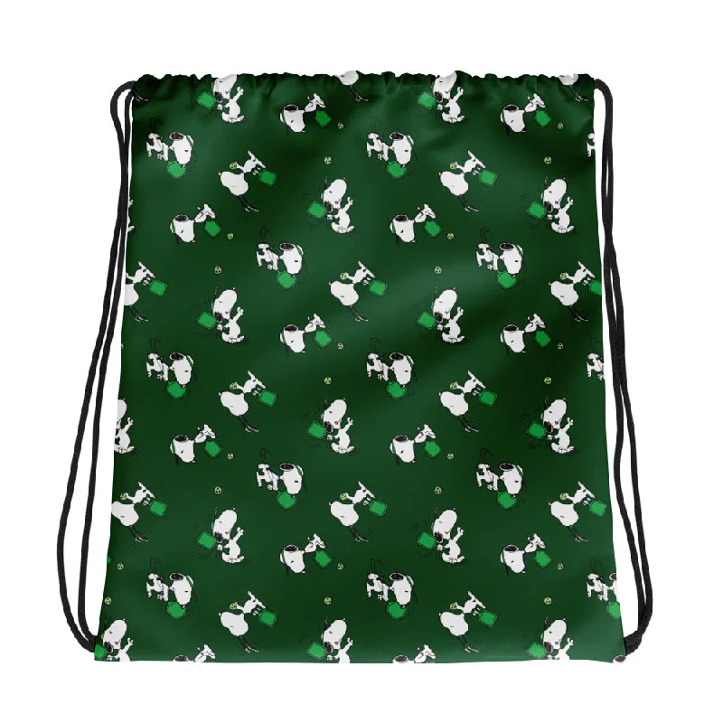 Peanuts Pickleball  Drawstring Bag