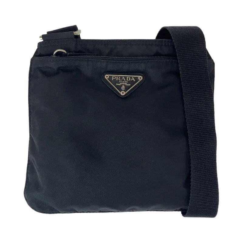 Prada Nylon Tessuto Triangle Logo Shoulder Bag