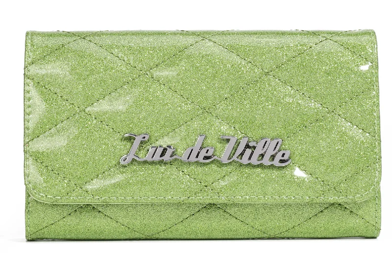 Route 66 Wallet - Envy Green Sparkle