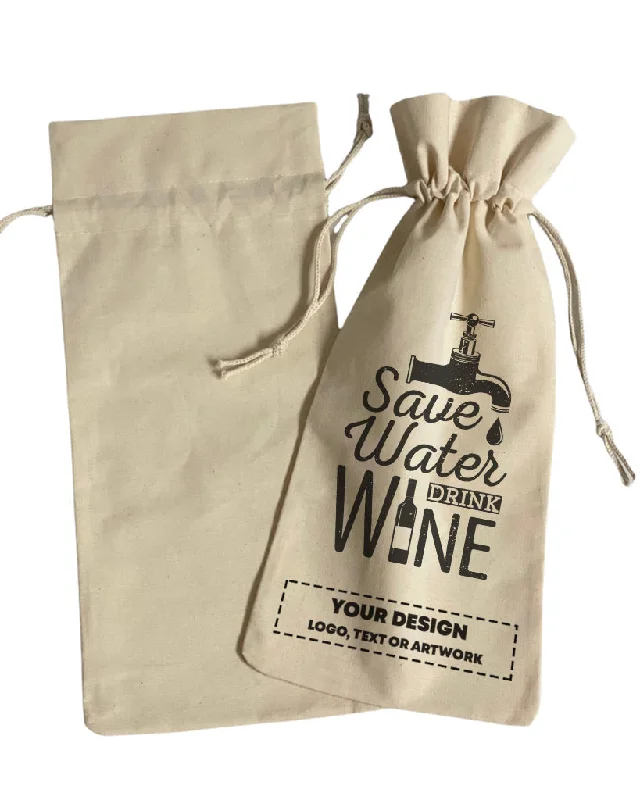 Save Water Drink Wine Design - Winery Tote Bags