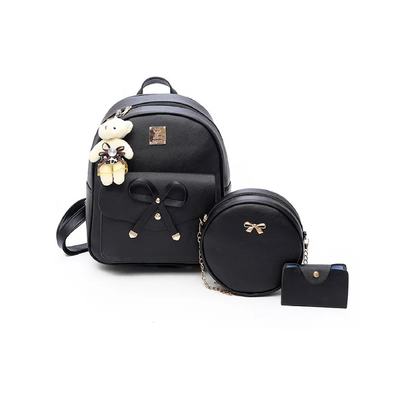 Soft Leather Three-piece Fashion One Shoulder Crossbody Handbag