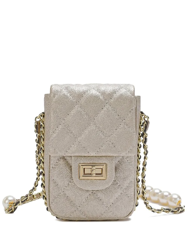 Tiffany & Fred Paris Quilted Leather Crossbody