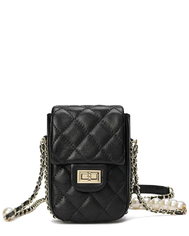 Tiffany & Fred Paris Quilted Leather Crossbody