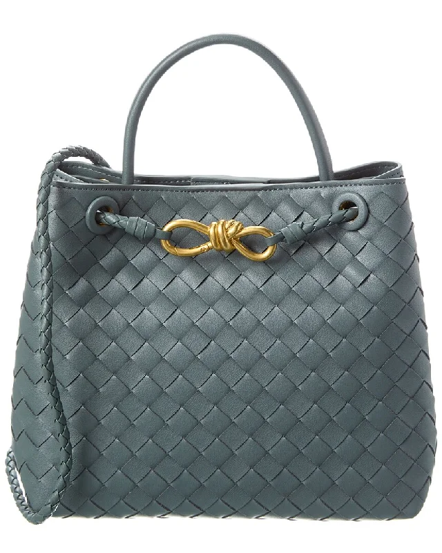 Tiffany & Fred Paris Woven Leather Top Handle Bag