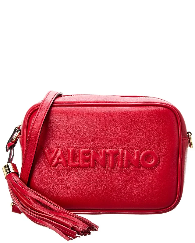 Valentino by Mario Valentino Mia Embossed Leather Crossbody