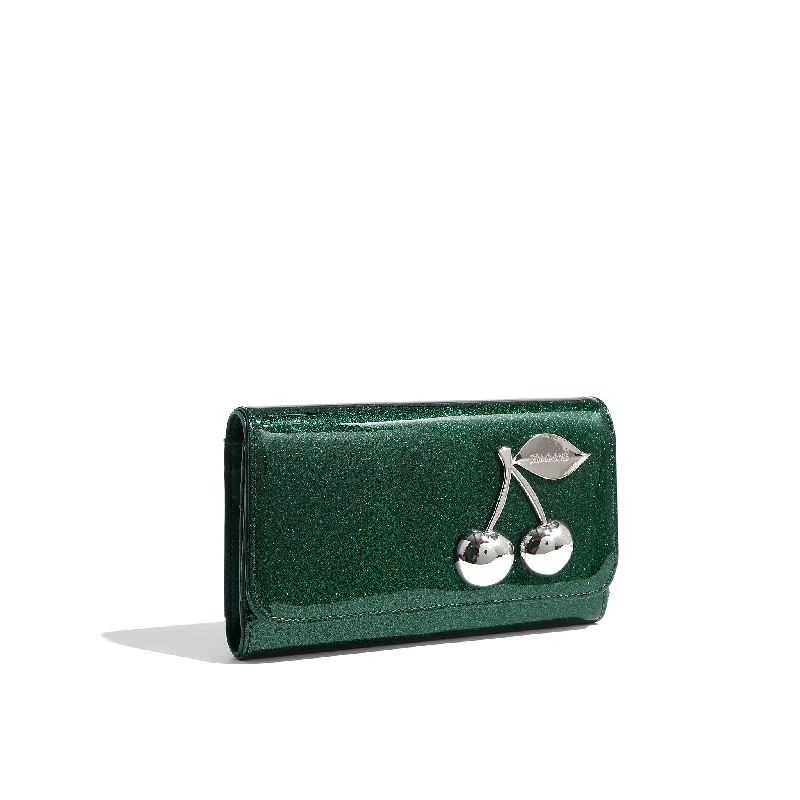 Venus Green Sparkle Wild Cherry Wallet