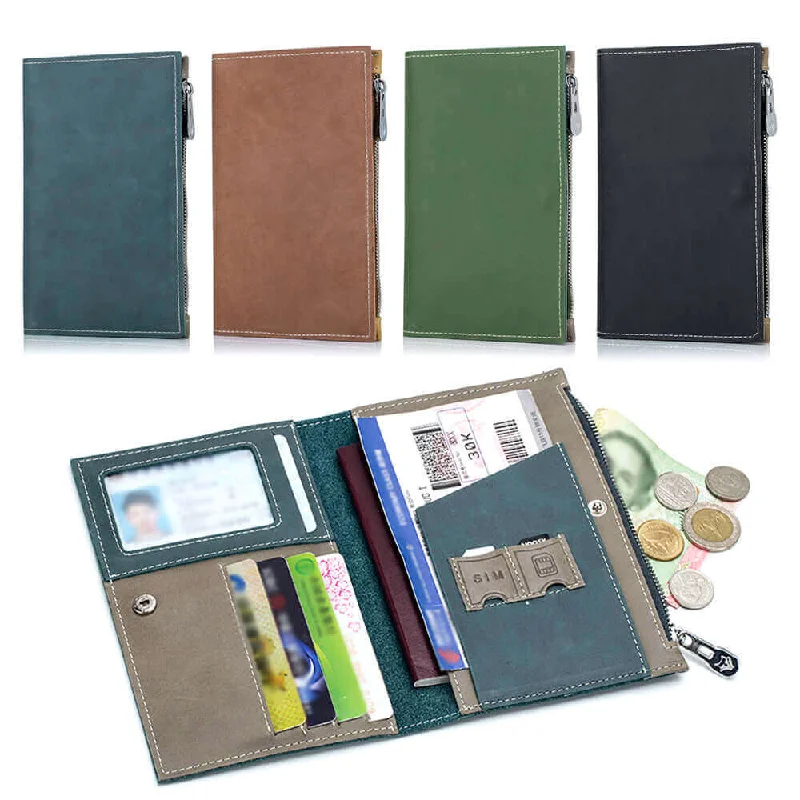 Women's Leather Passport Holder | NZ Travel Essential